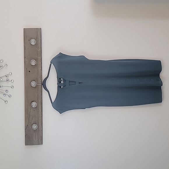 Sigrid Olsen Open back Dress SZ LG - Picture 4 of 7